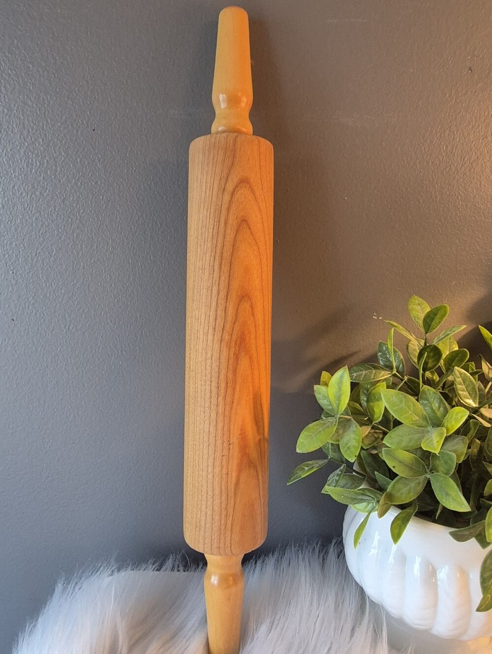 Vintage Rock Maple Baribo Wooden Rolling Pin